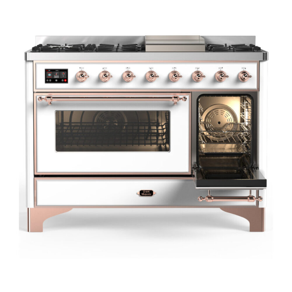 ILVE-UM48FNR3WHPLP-Secondary Oven Open View