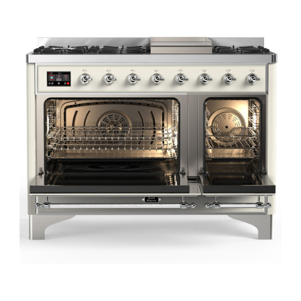 ILVE-UM48FQNR3AWCLP-Double Oven Open View