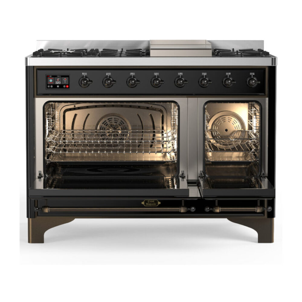 ILVE-UM48FQNR3BKB-Double Oven Open View