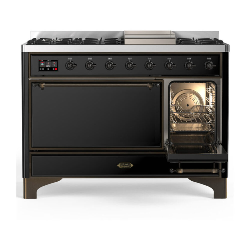 ILVE-UM48FQNR3BKB-Secondary Oven Open View