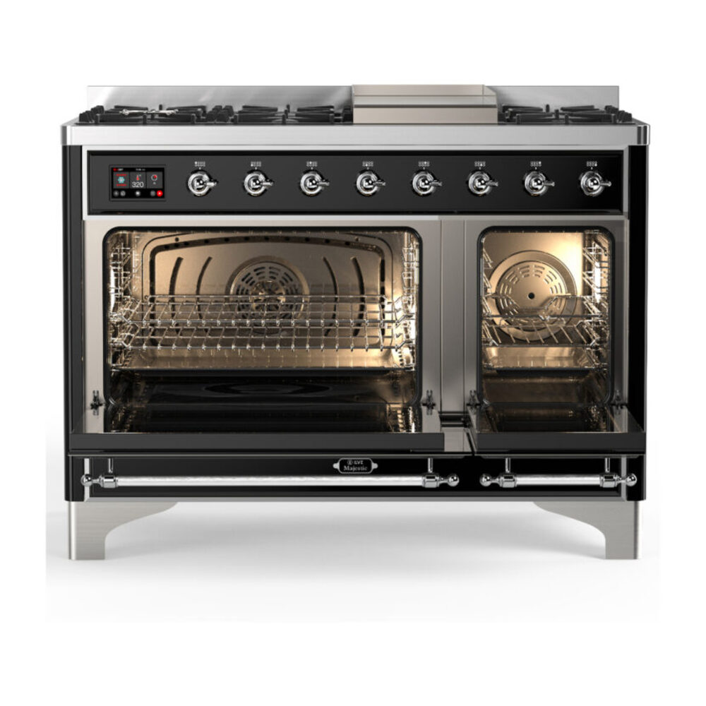 ILVE-UM48FQNR3BKCLP-Double Oven Open View
