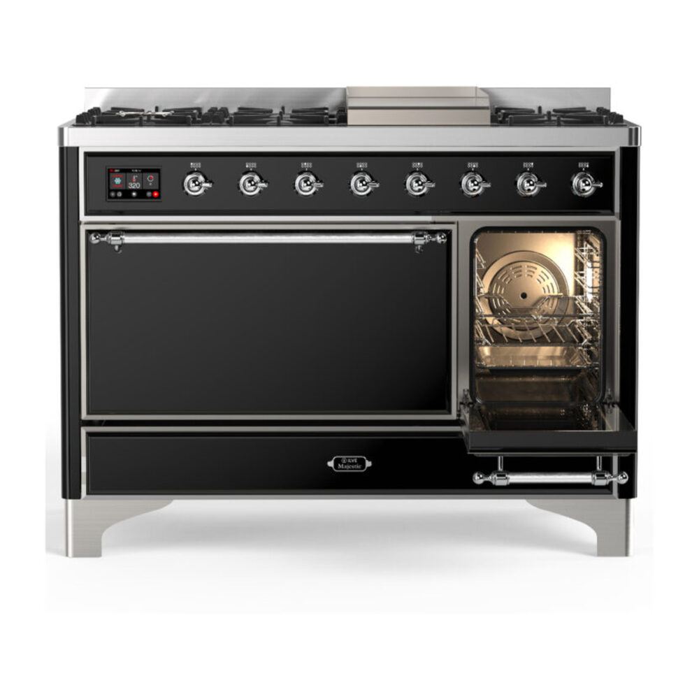 ILVE-UM48FQNR3BKC-Secondary Oven Open View