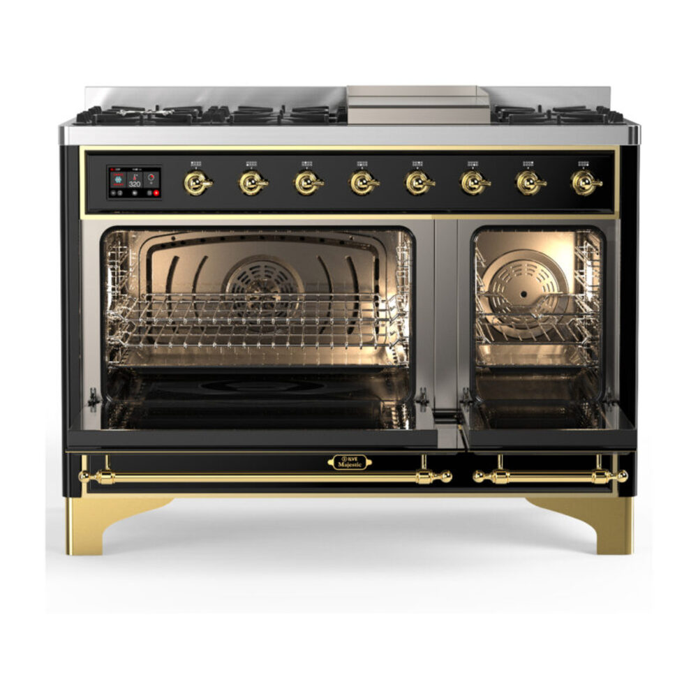 ILVE-UM48FQNR3BKG-Double Oven Open View