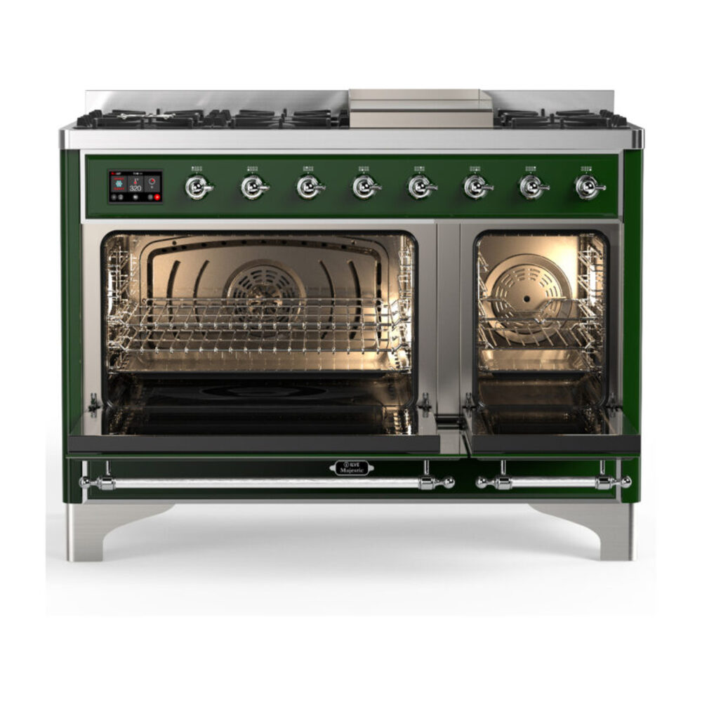 ILVE-UM48FQNR3EGCLP-Double Oven Open View