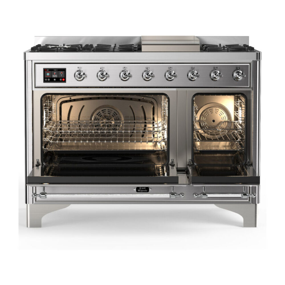 ILVE-UM48FQNR3SSC-Double Oven Open View