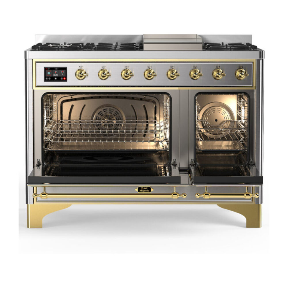ILVE-UM48FQNR3SSG-Double Oven Open View