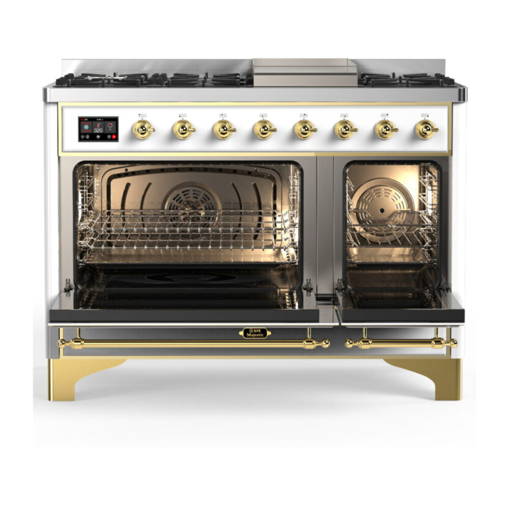 ILVE-UM48FQNR3WHGLP-Double Oven Open View
