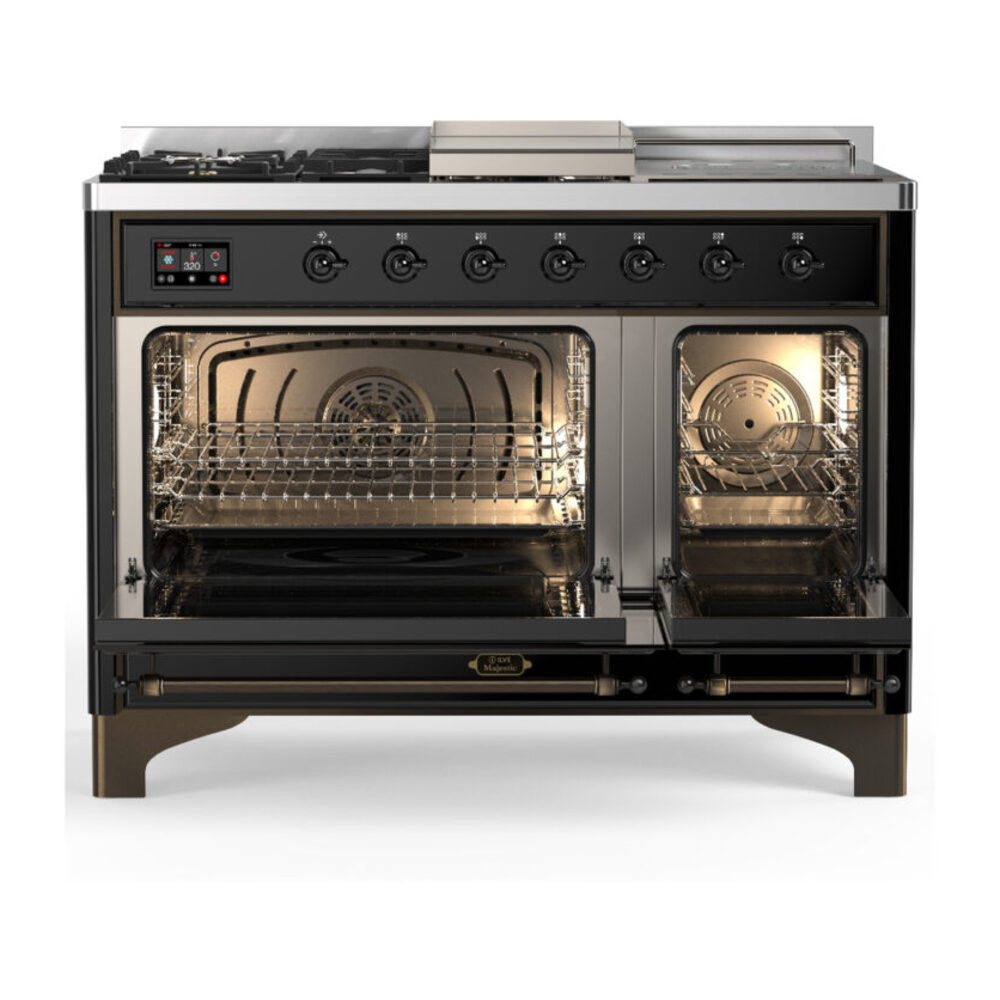ILVE-UM48FSNR3BKBLP-Double Oven Open View