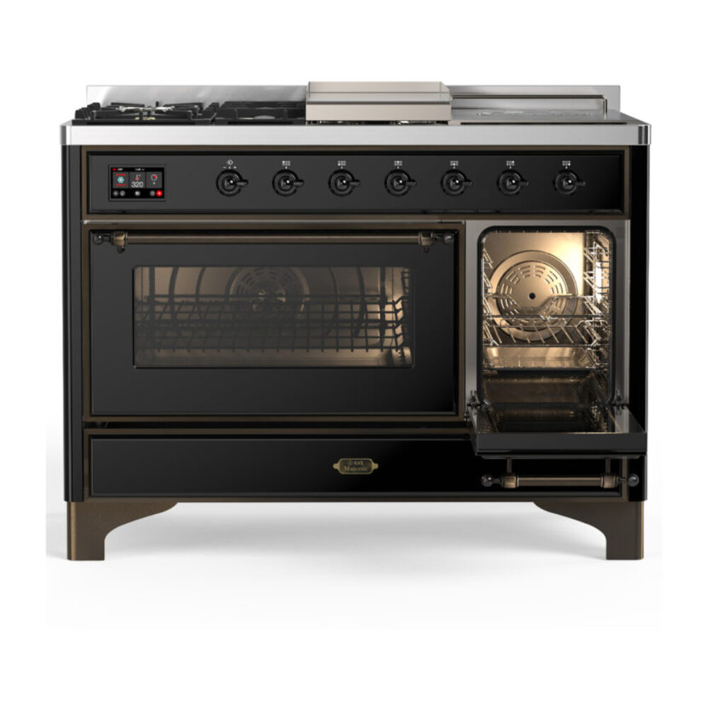 ILVE-UM48FSNR3BKB-Secondary Oven Open View