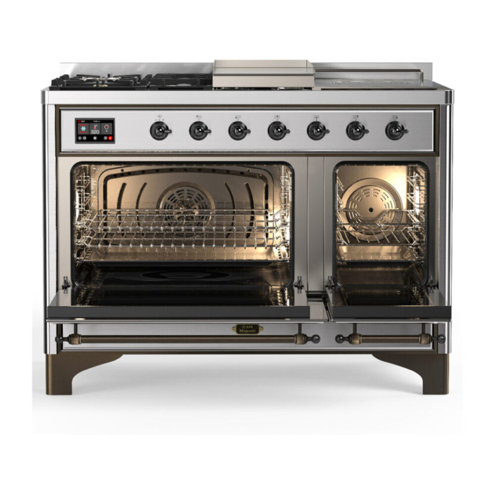 ILVE-UM48FSNR3SSBLP-Double Oven Open View