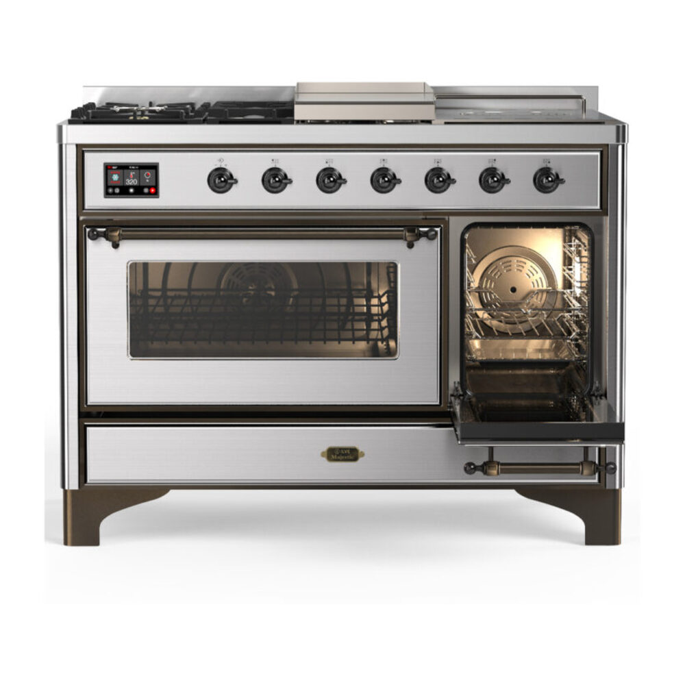 ILVE-UM48FSNR3SSBLP-Secondary Oven Open View