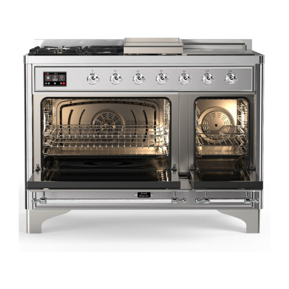 ILVE-UM48FSNR3SSCLP-Double Oven Open View