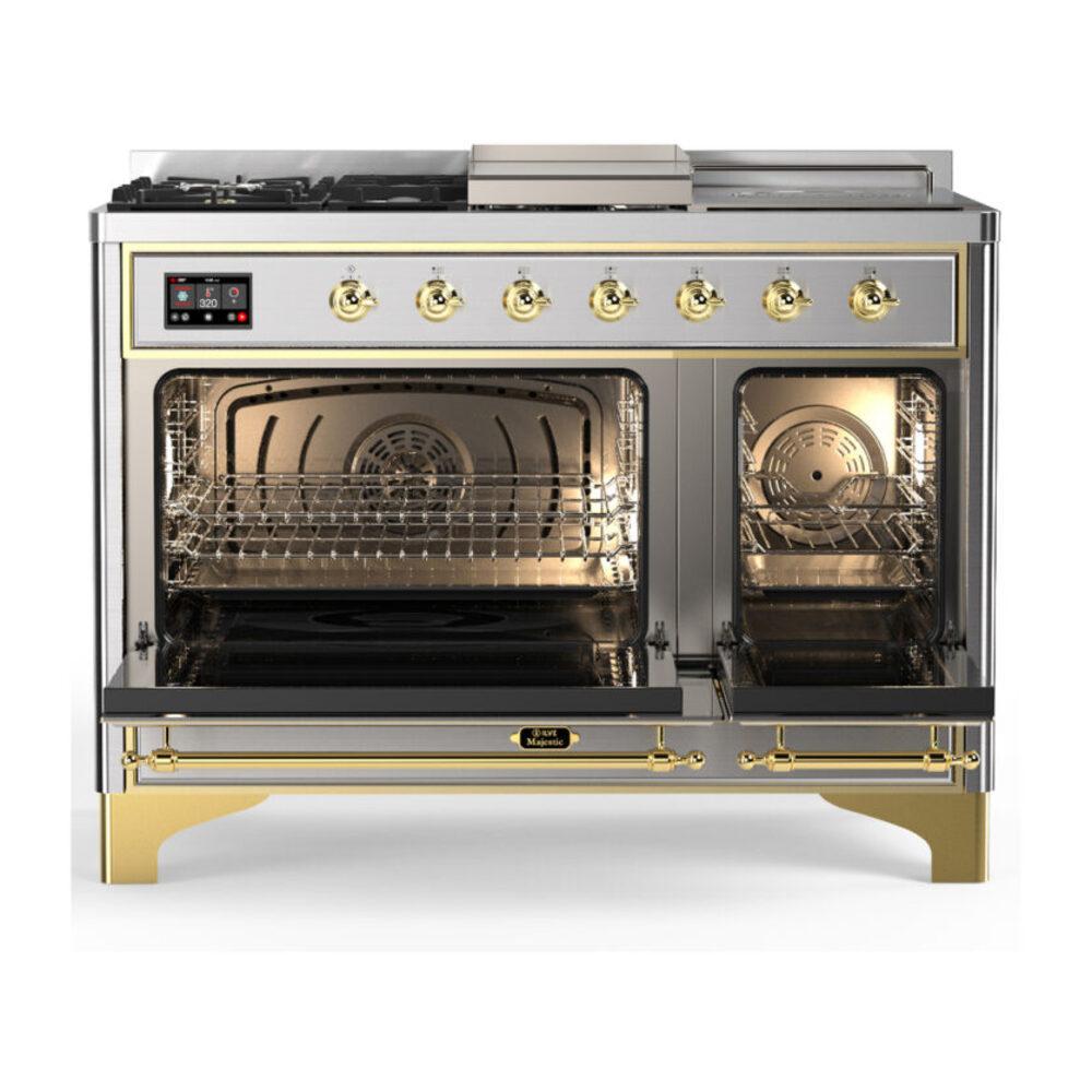 ILVE-UM48FSNR3SSG-Double Oven Open View