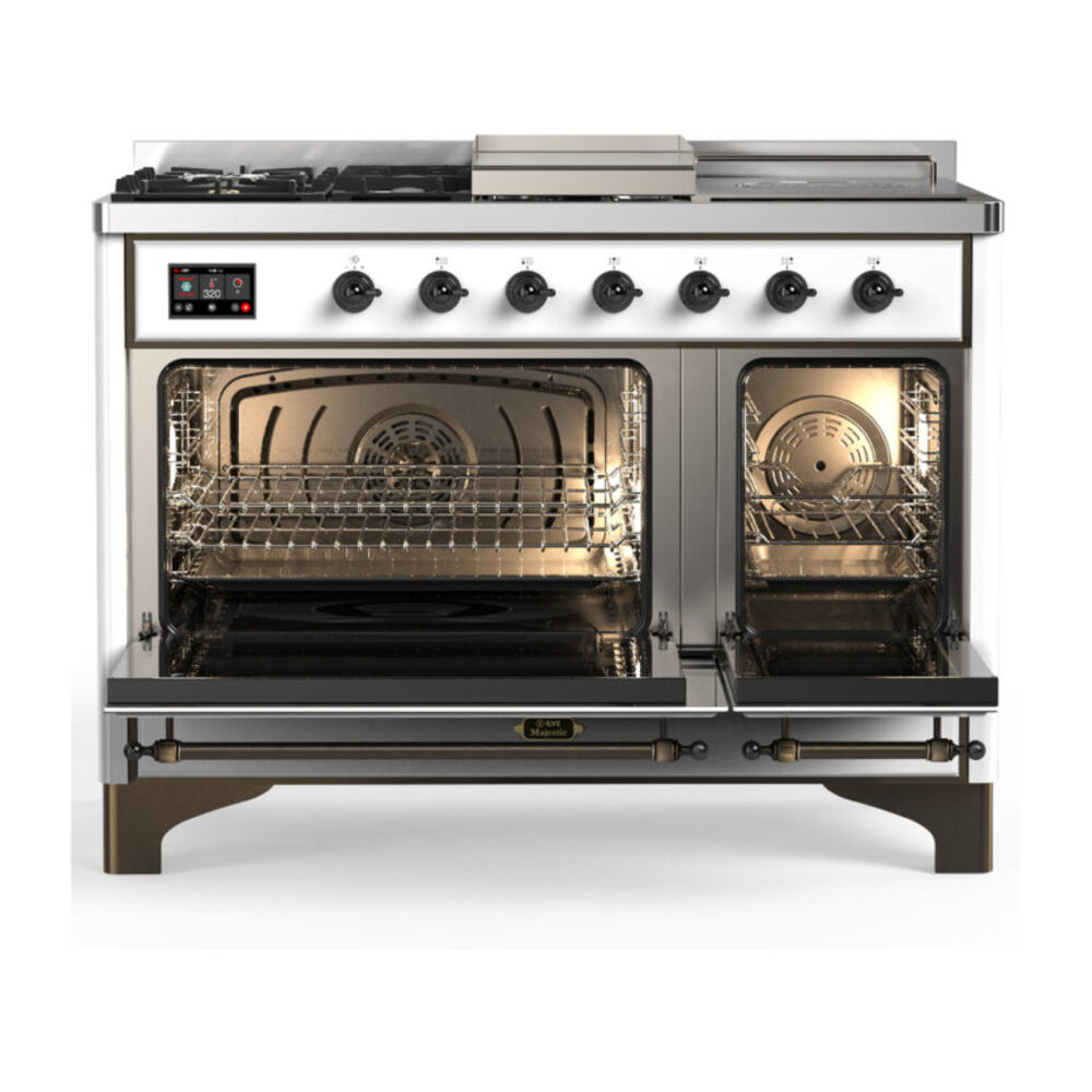 ILVE-UM48FSNR3WHB-Double Oven Open View