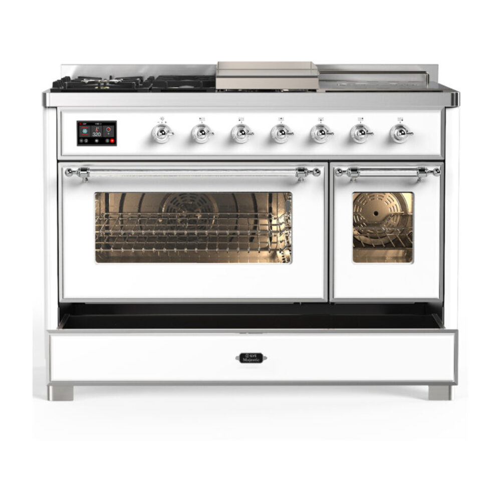 ILVE-UM48FSNR3WHC-Drawer Open View