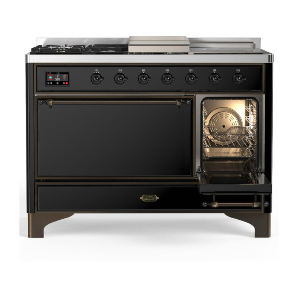 ILVE-UM48FSQNR3BKB-Secondary Oven Open View