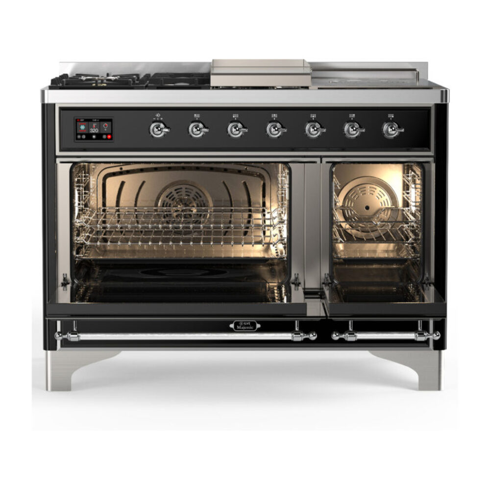 ILVE-UM48FSQNR3BKCLP-Double Oven Open View