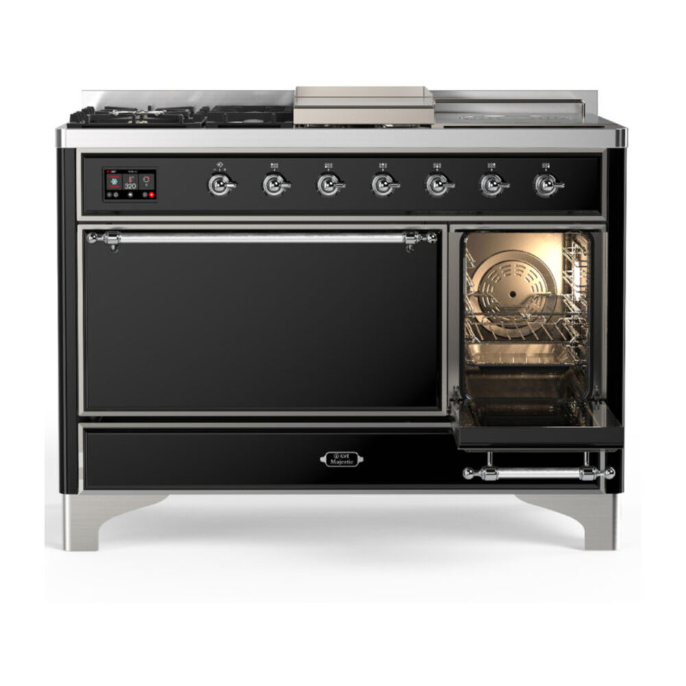 ILVE-UM48FSQNR3BKCLP-Secondary Oven Open View