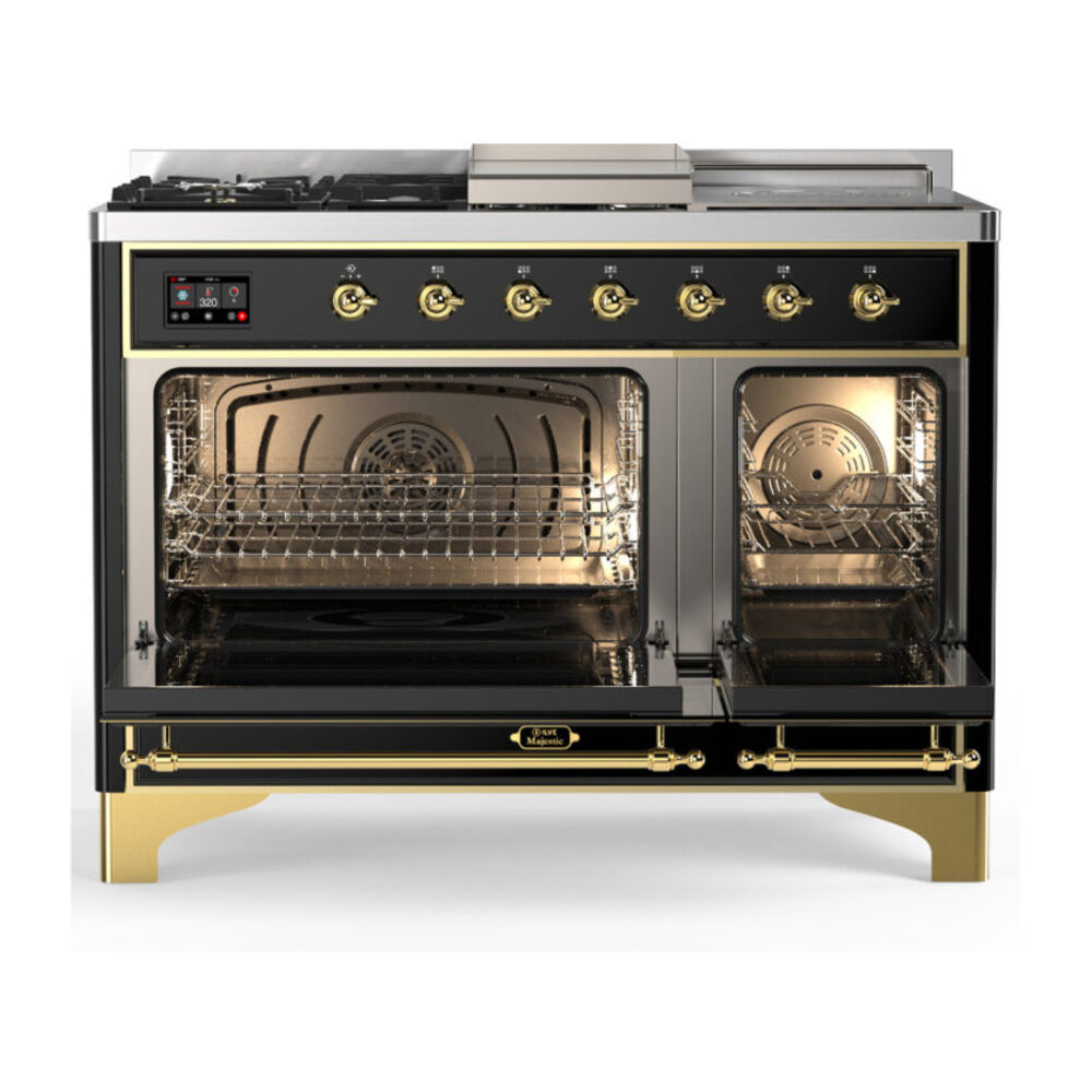 ILVE-UM48FSQNR3BKGLP-Double Oven Open View