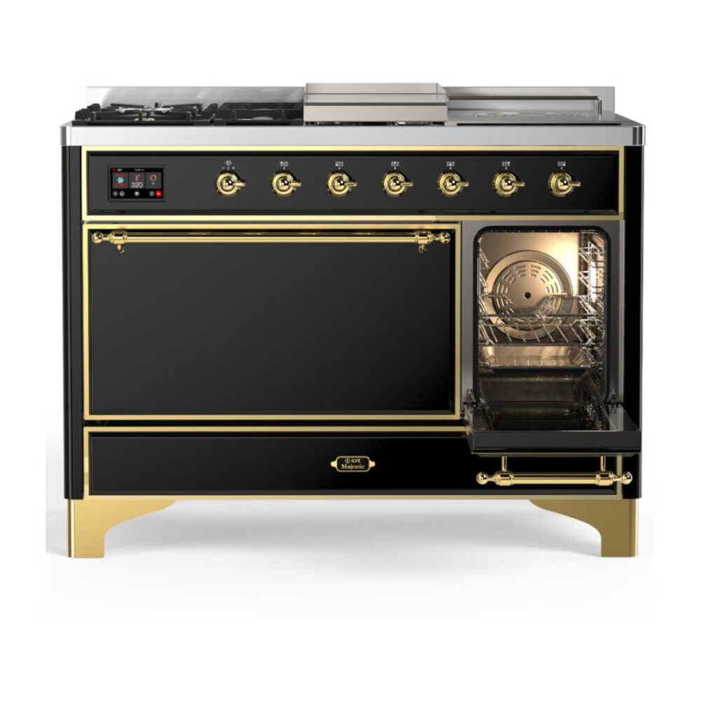 ILVE-UM48FSQNR3BKGLP-Secondary Oven Open View