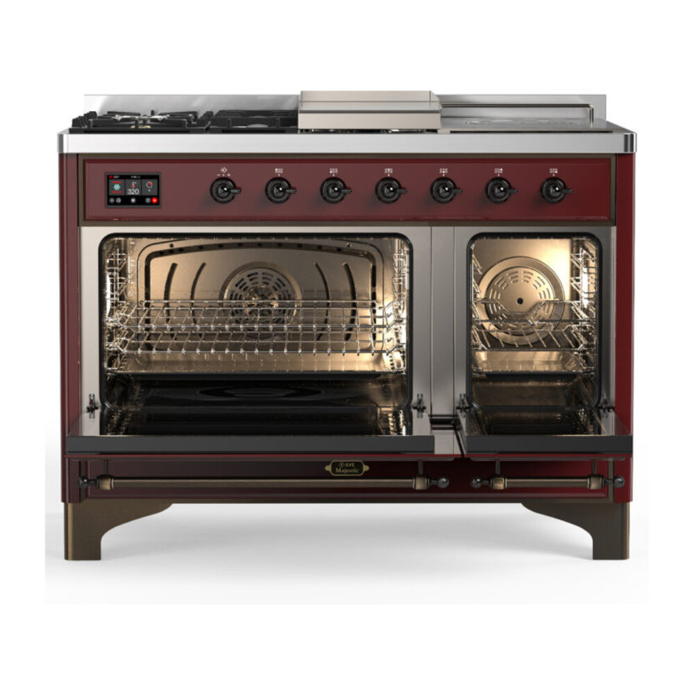 ILVE-UM48FSQNR3BUB-Double Oven Open View