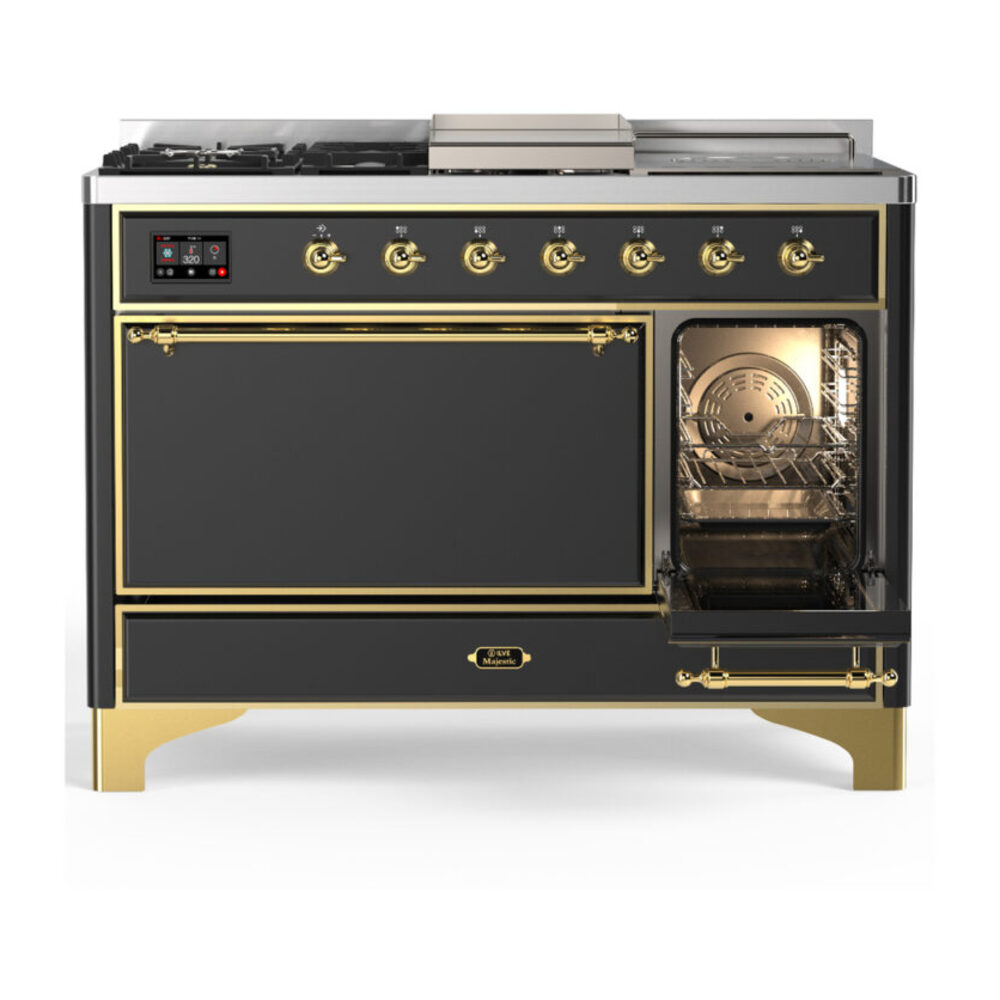 ILVE-UM48FSQNR3MGG-Secondary Oven Open View