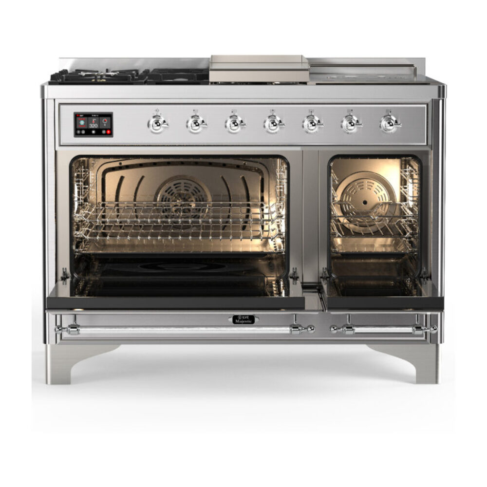 ILVE-UM48FSQNR3SSCLP-Double Oven Open View