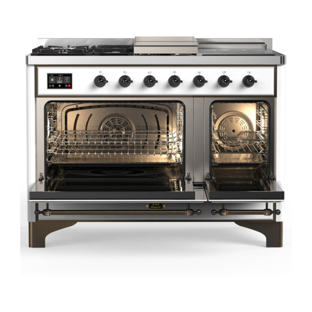 ILVE-UM48FSQNR3WHBLP-Double Oven Open View