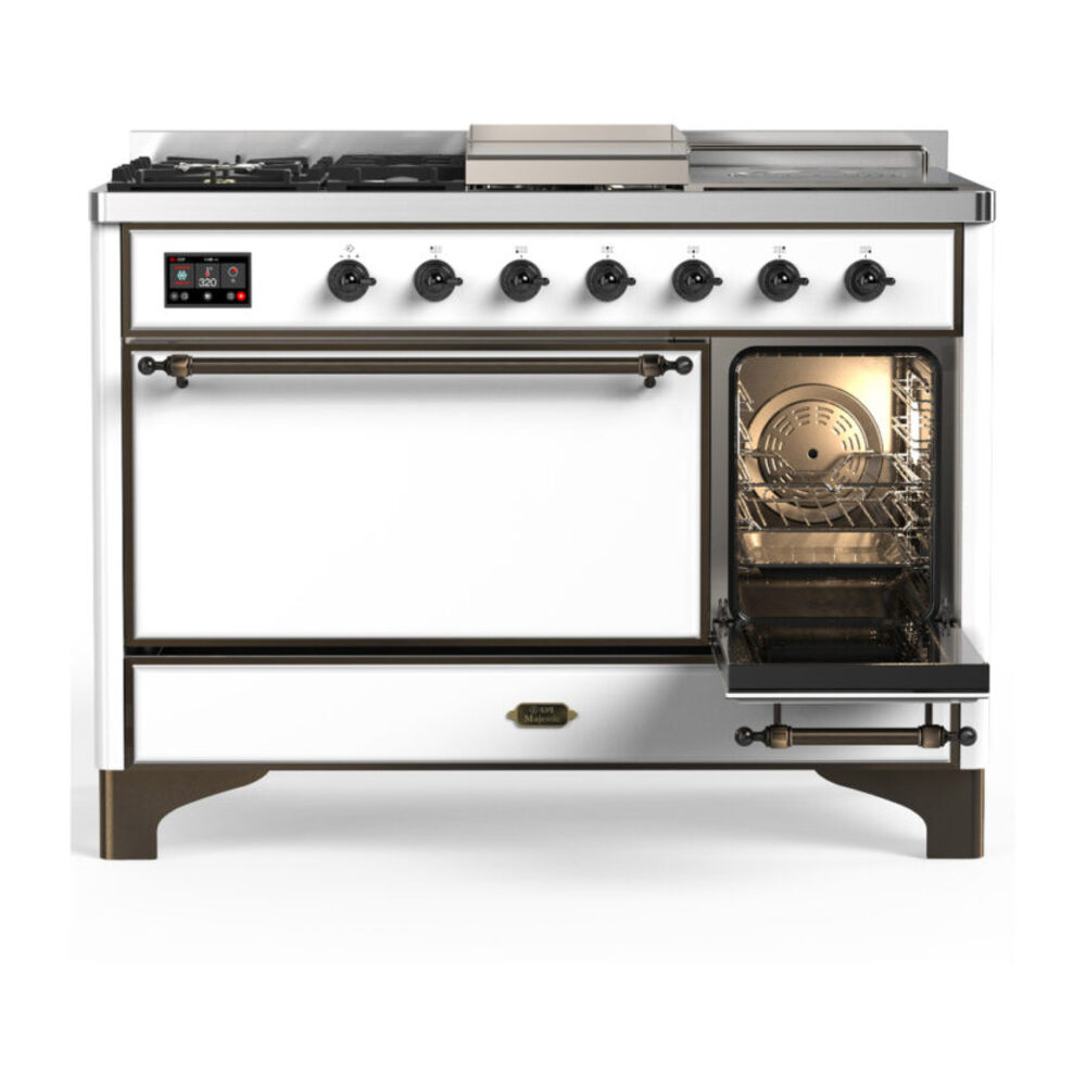 ILVE-UM48FSQNR3WHBLP-Secondary Oven Open View