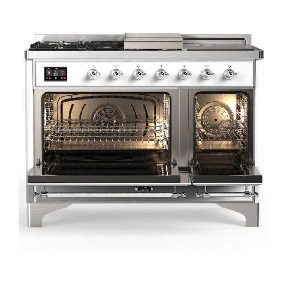 ILVE-UM48FSQNR3WHCLP-Double Oven Open View