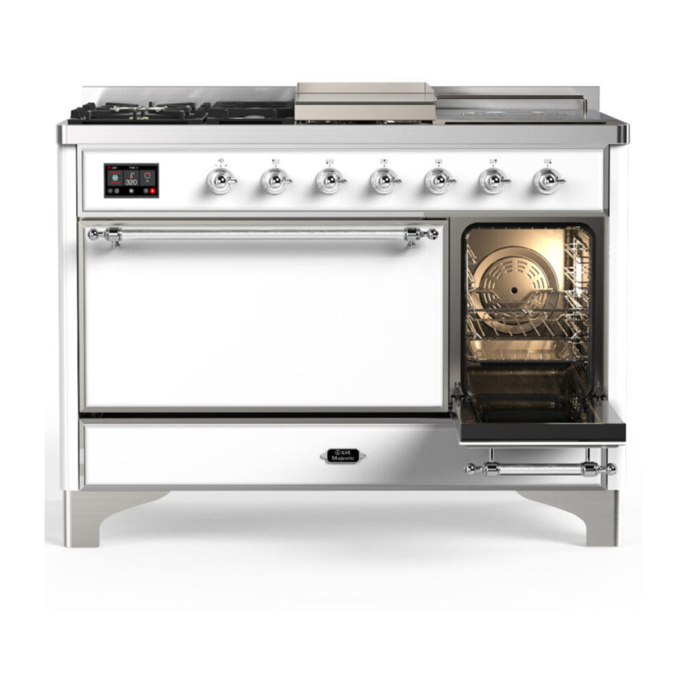 ILVE-UM48FSQNR3WHCLP-Secondary Oven Open View
