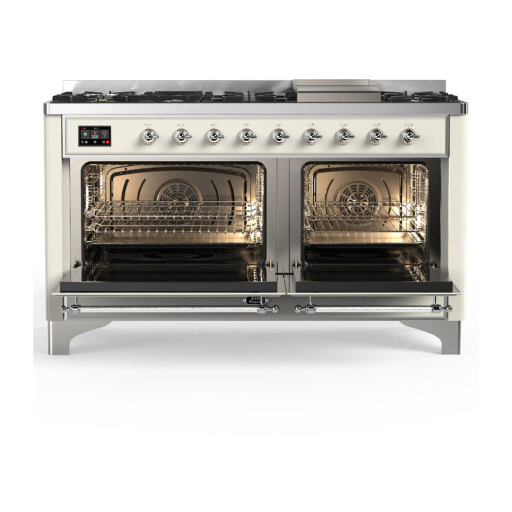 ILVE-UM60FNR3AWCLP-Double Oven Open View