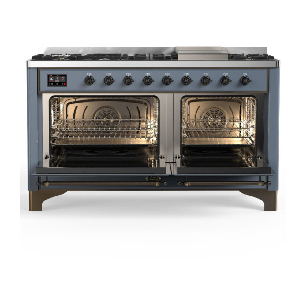 ILVE-UM60FNR3BGB-Double Oven Open View