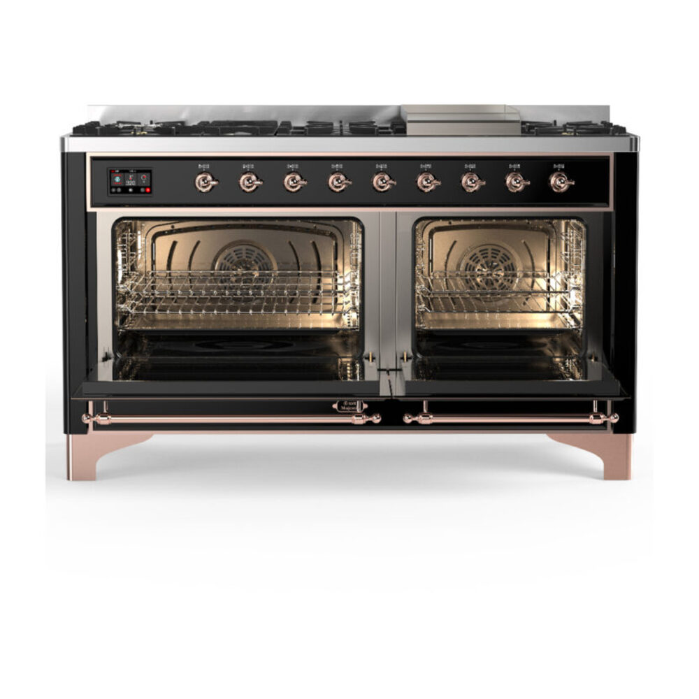 ILVE-UM60FNR3BKPLP-Double Oven Open View