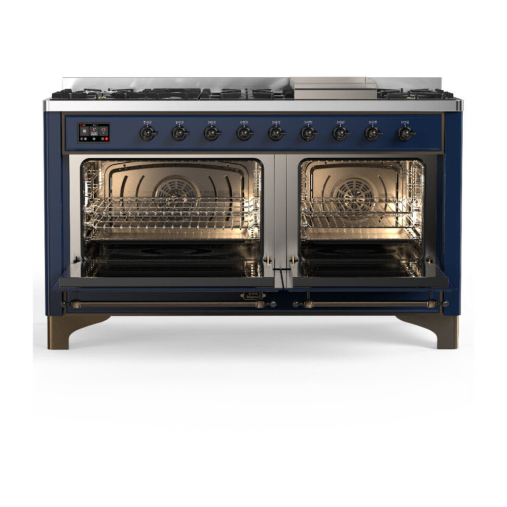 ILVE-UM60FNR3MBB-Double Oven Open View