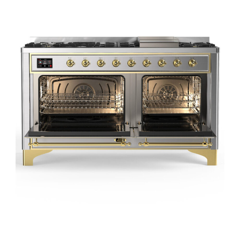 ILVE-UM60FNR3SSG-Double Oven Open View