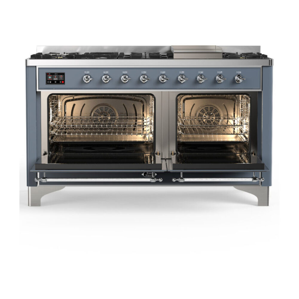 ILVE-UM60FQNR3BGC-Double Oven Open View