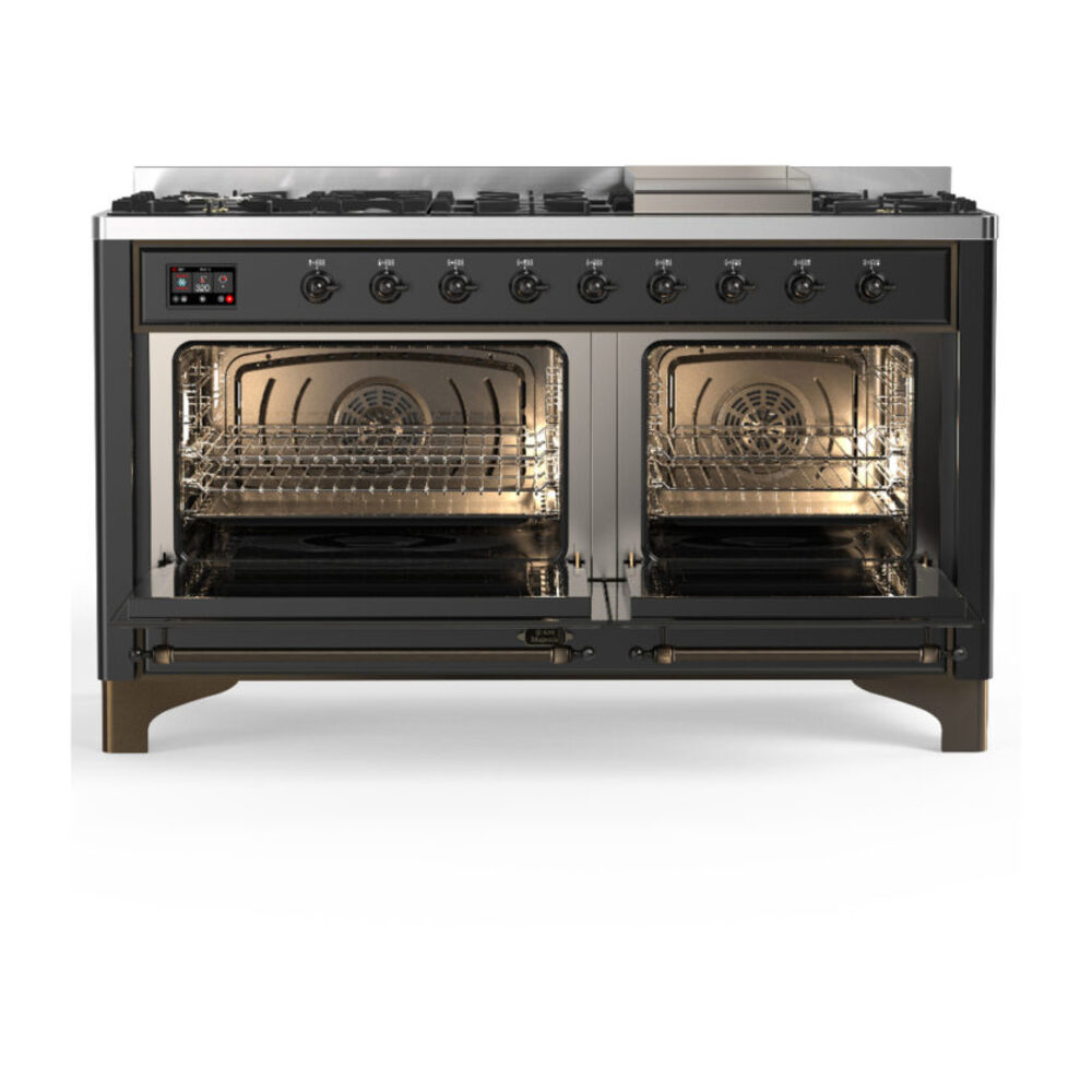 ILVE-UM60FQNR3MGB-Double Oven Open View