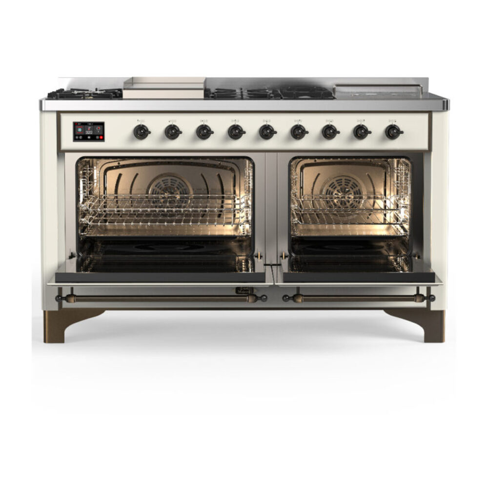 ILVE-UM60FSNR3AWB-Double Oven Open View
