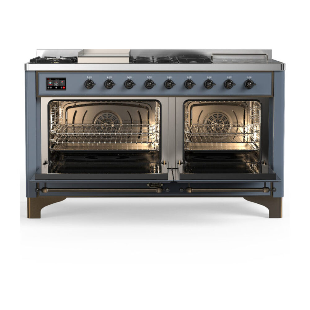 ILVE-UM60FSNR3BGB-Double Oven Open View
