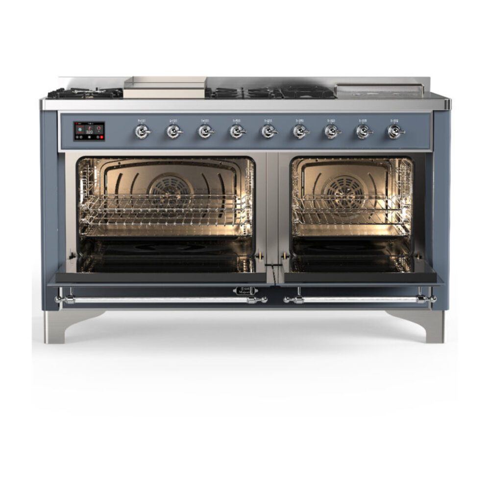 ILVE-UM60FSNR3BGCLP-Double Oven Open View