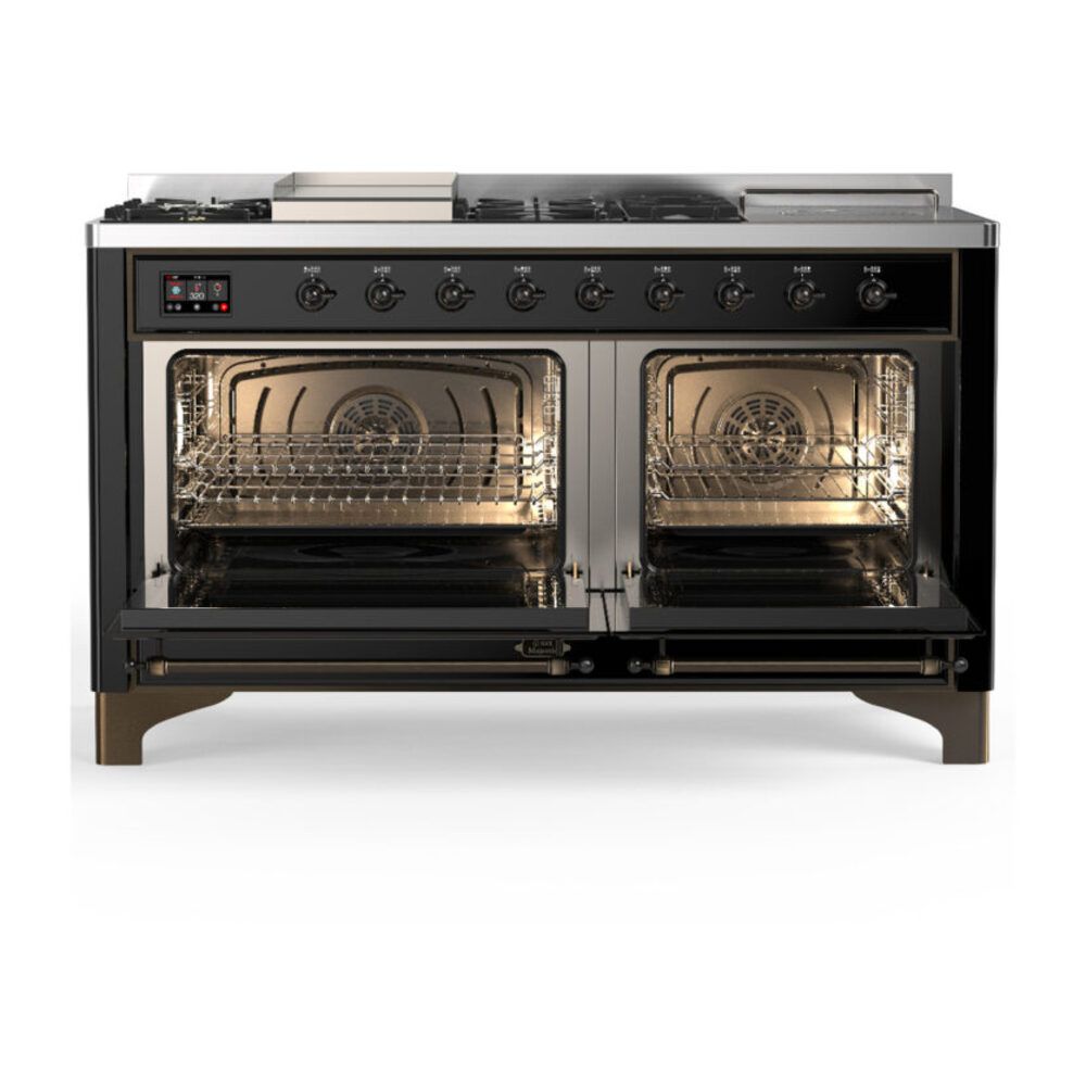 ILVE-UM60FSNR3BKBLP-Double Oven Open View