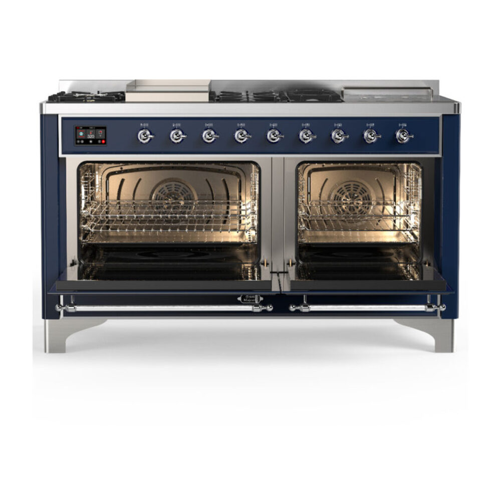 ILVE-UM60FSNR3MBC-Double Oven Open View