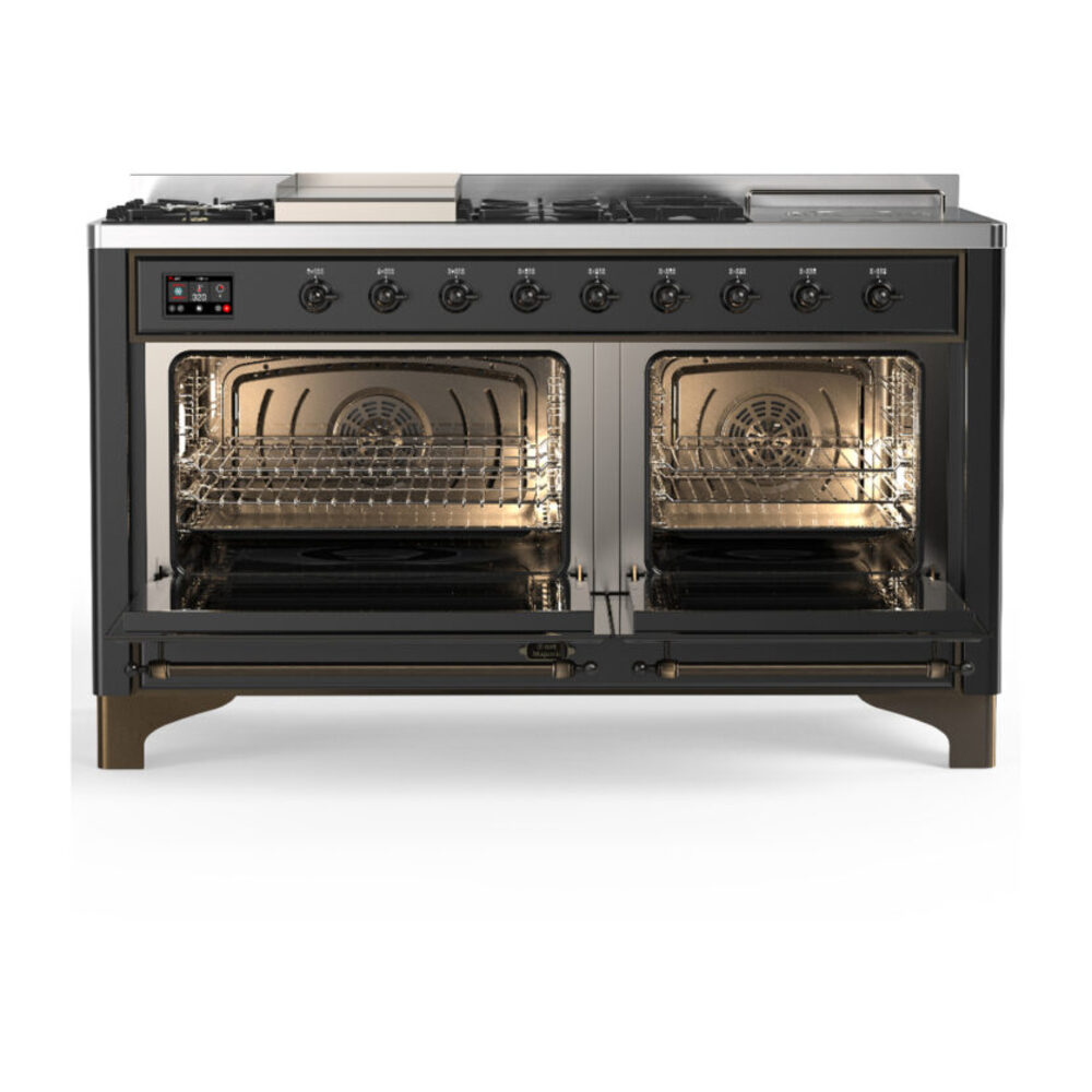 ILVE-UM60FSNR3MGBLP-Double Oven Open View