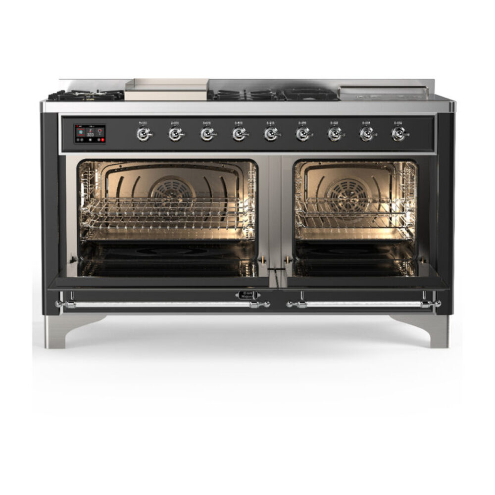 ILVE-UM60FSNR3MGCLP-Double Oven Open View