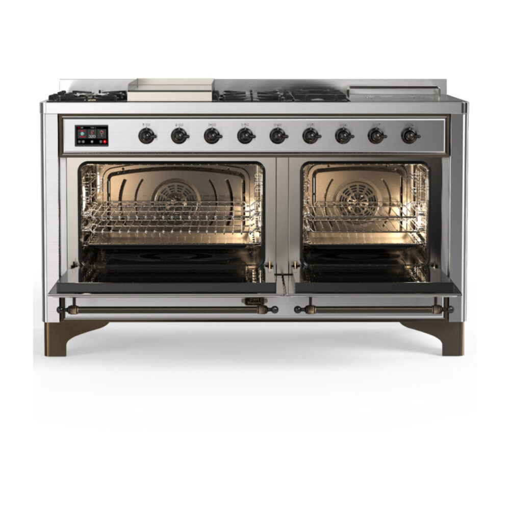 ILVE-UM60FSNR3SSBLP-Double Oven Open View
