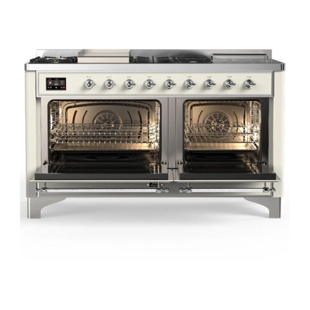 ILVE-UM60FSQNR3AWCLP-Double Oven Open View