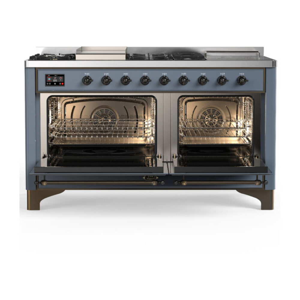 ILVE-UM60FSQNR3BGBLP-Double Oven Open View