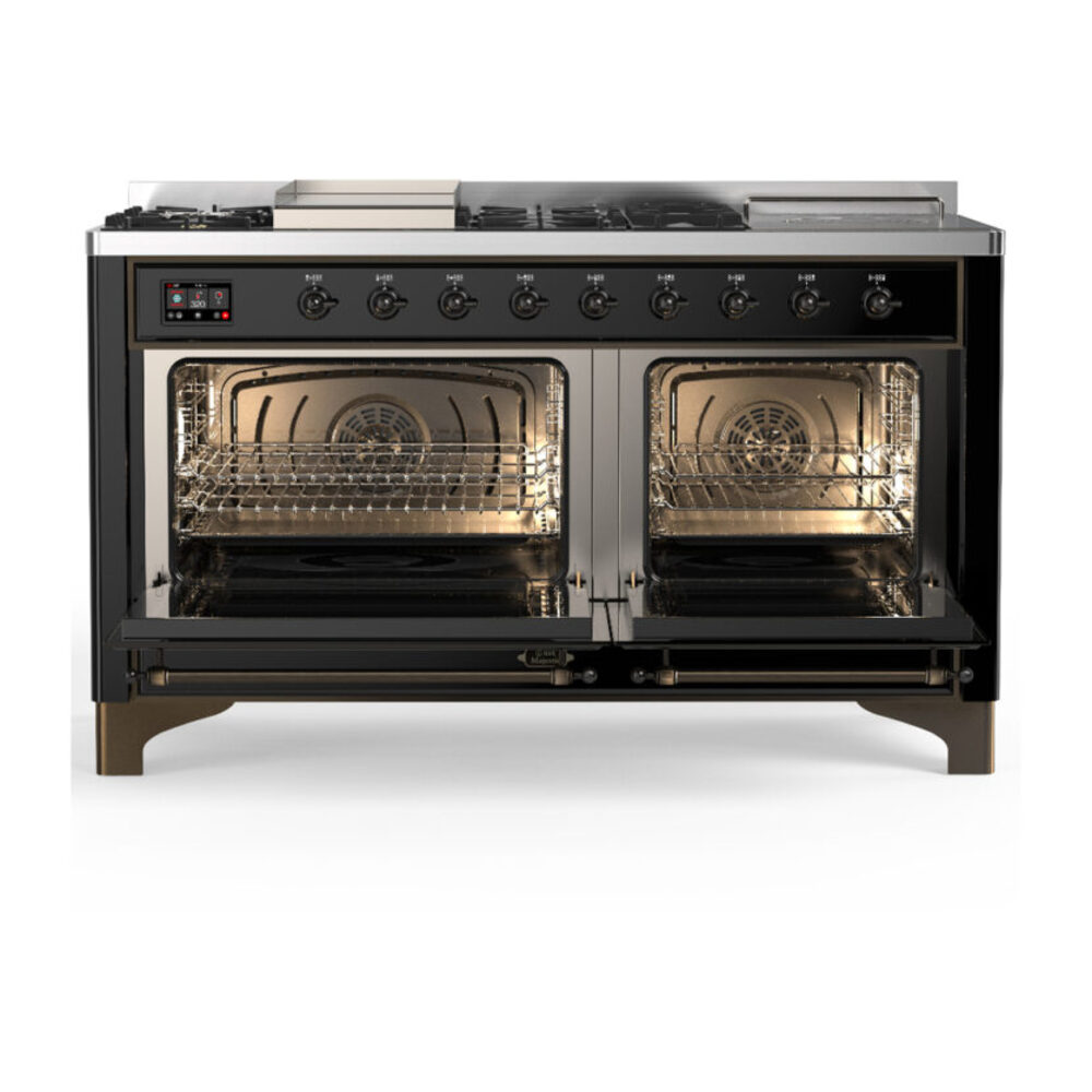 ILVE-UM60FSQNR3BKB-Double Oven Open View