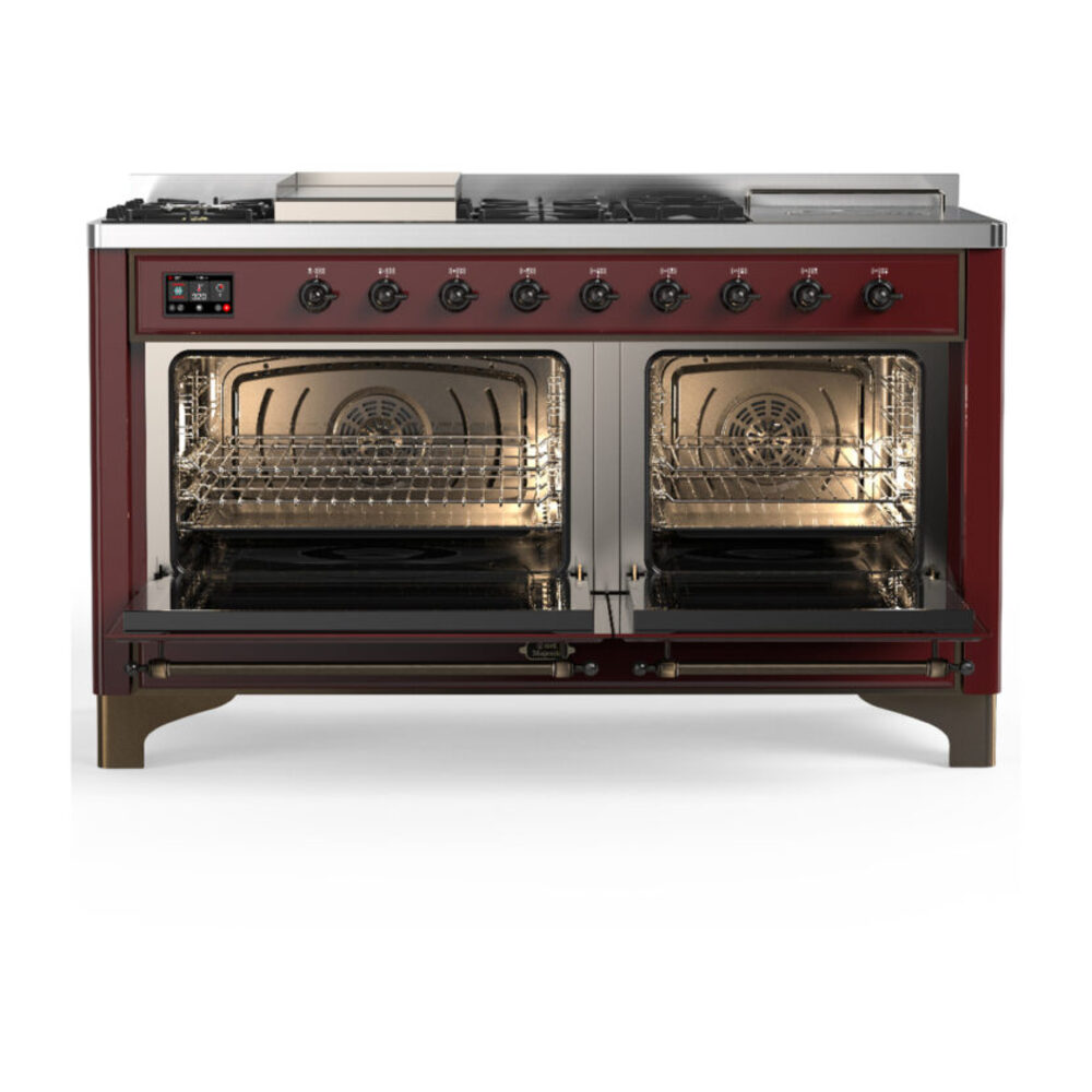 ILVE-UM60FSQNR3BUBLP-Double Oven Open View